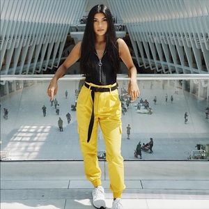 Forever 21 Belted Cargo Pants